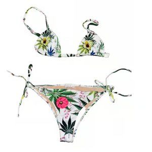 Fleur du Mal botanical print bikini
